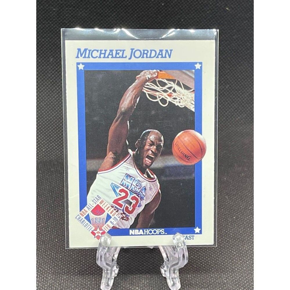 Michael Jordan card 1991-92 NBA Hoops All Star #253